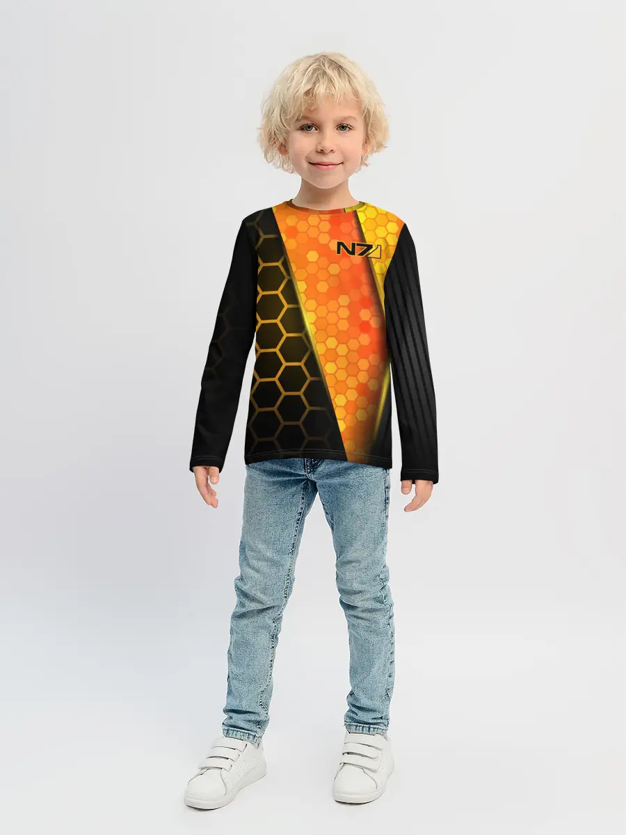 Детский лонгслив / Mass Effect N7