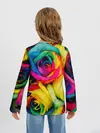 Детский лонгслив / Разноцветные розы