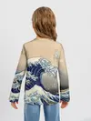 Детский лонгслив / Kanagawa Wave Art