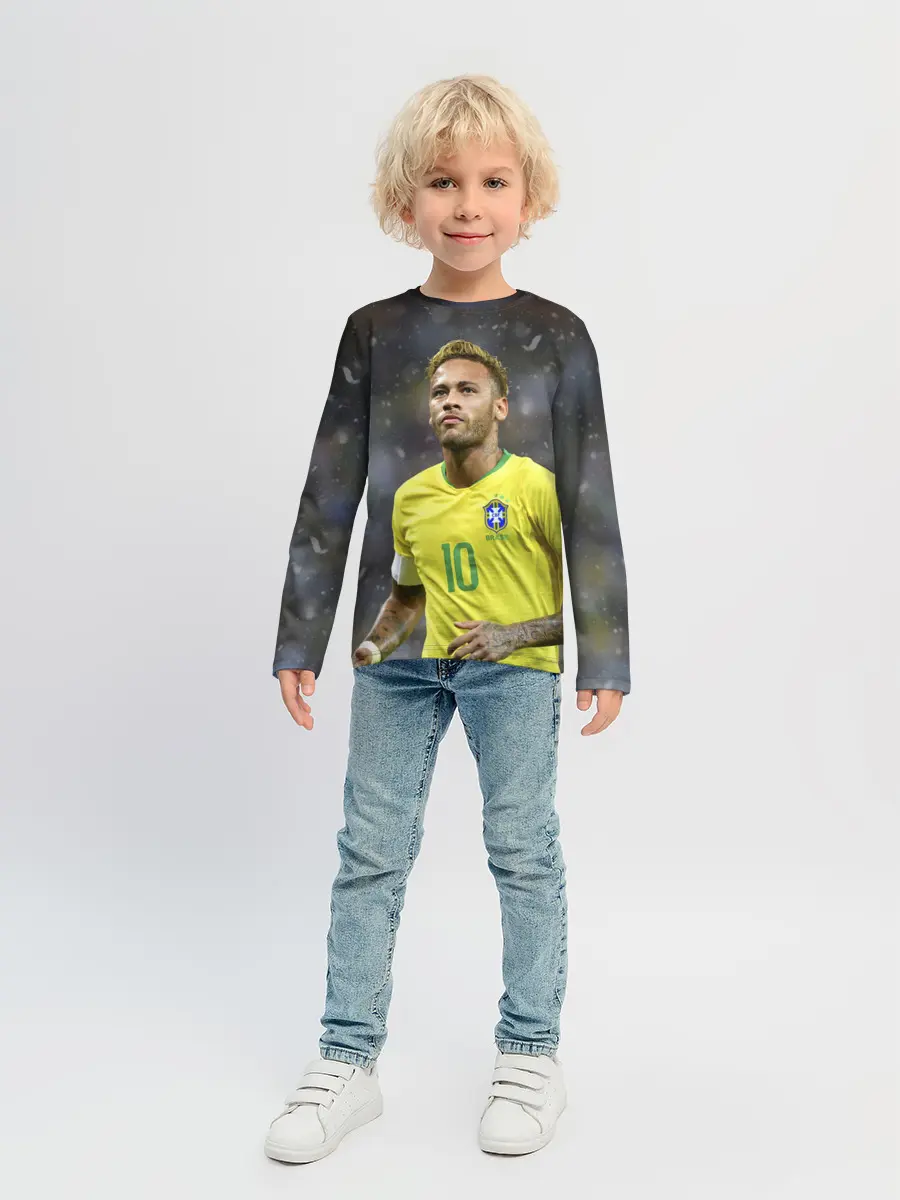 Детский лонгслив / Неймар