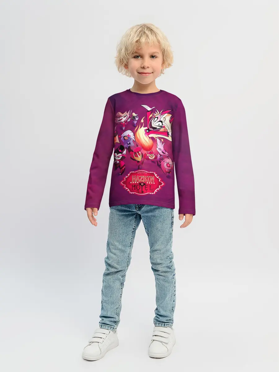 Детский лонгслив / Hazbin Hotel