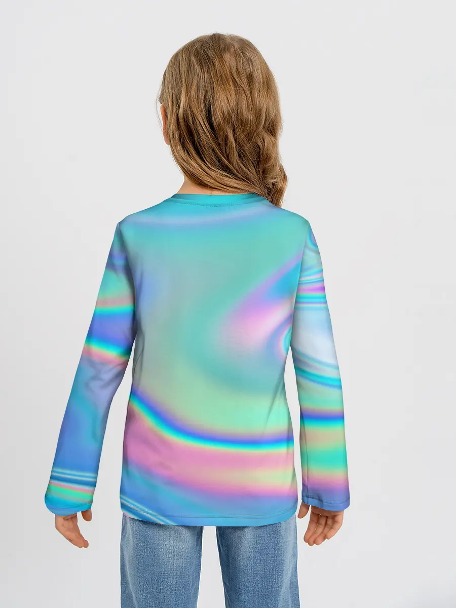 Детский лонгслив / woman yelling at cat