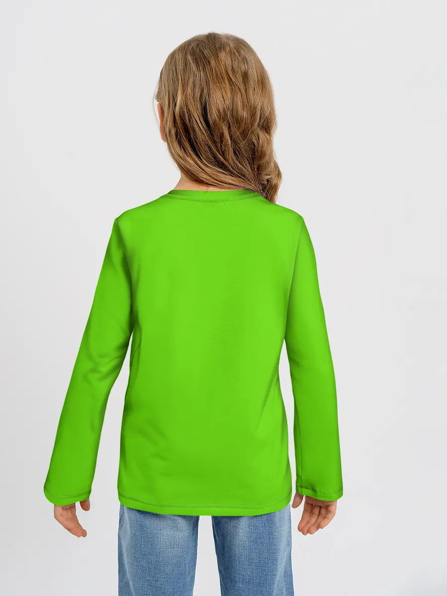 Детский лонгслив / Grinch Face