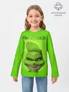 Детский лонгслив / Grinch Face