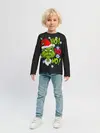Детский лонгслив / Grinch Face No! No! No!