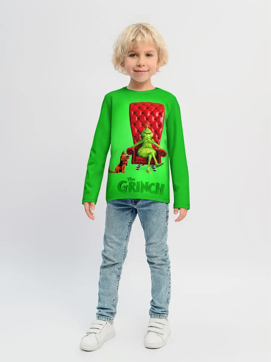 Детский лонгслив / The Grinch