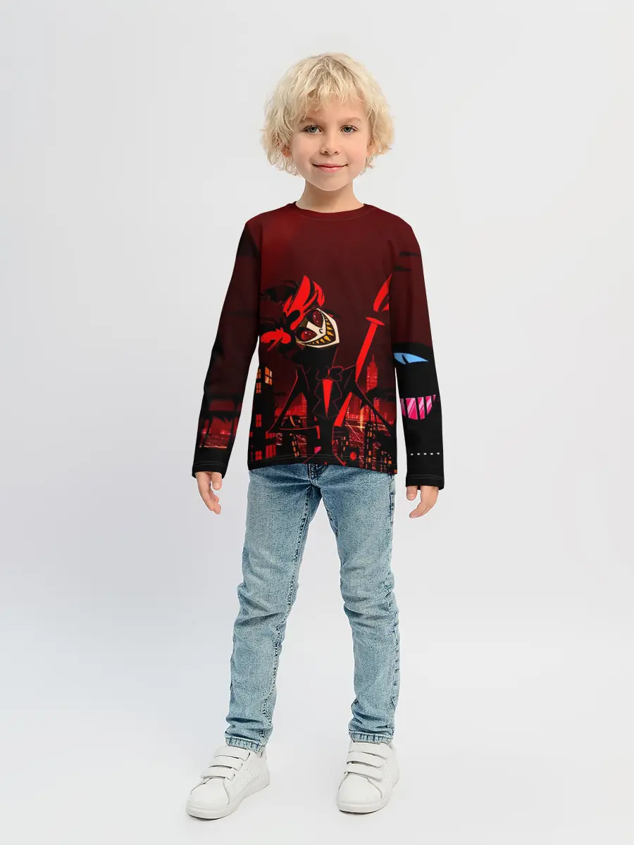 Детский лонгслив / Отель Хазбин