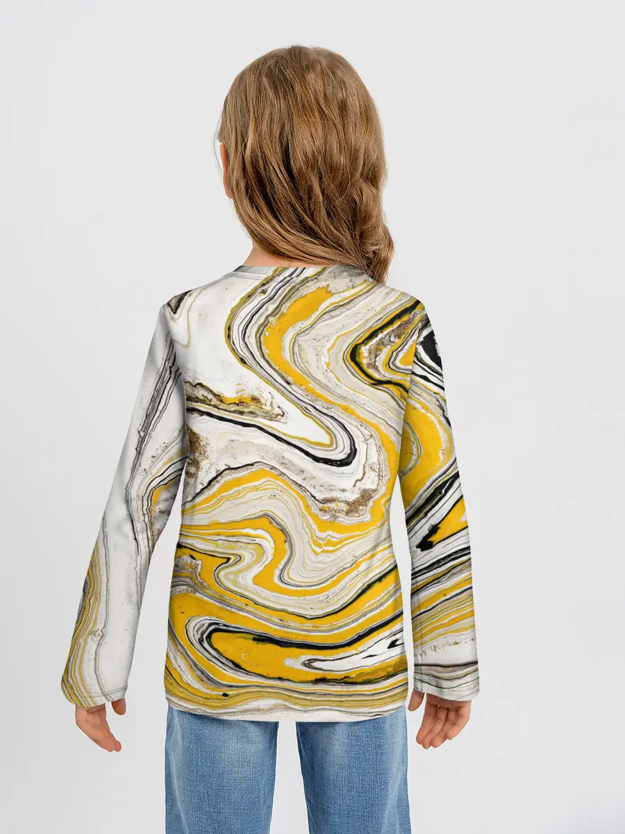 Детский лонгслив / woman yelling at cat