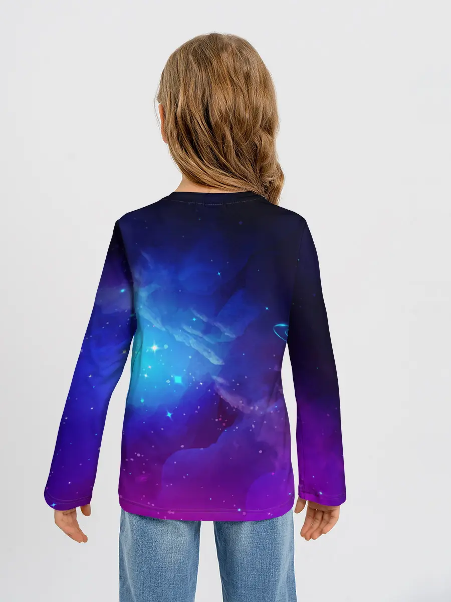 Детский лонгслив / Woman yelling at a cat