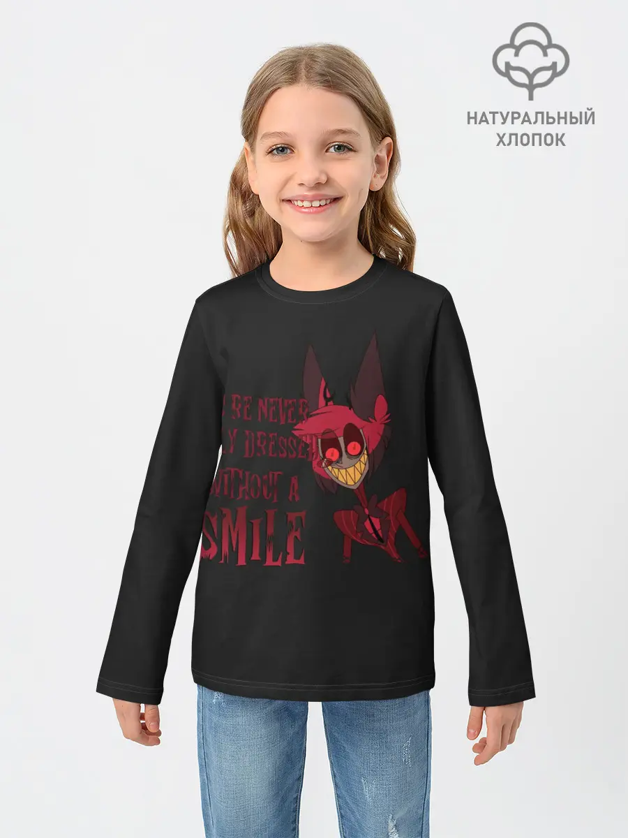 Детский лонгслив / Hazbin Hotel