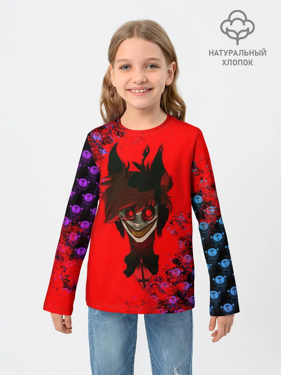 Детский лонгслив / Hazbin Hotel Alastor