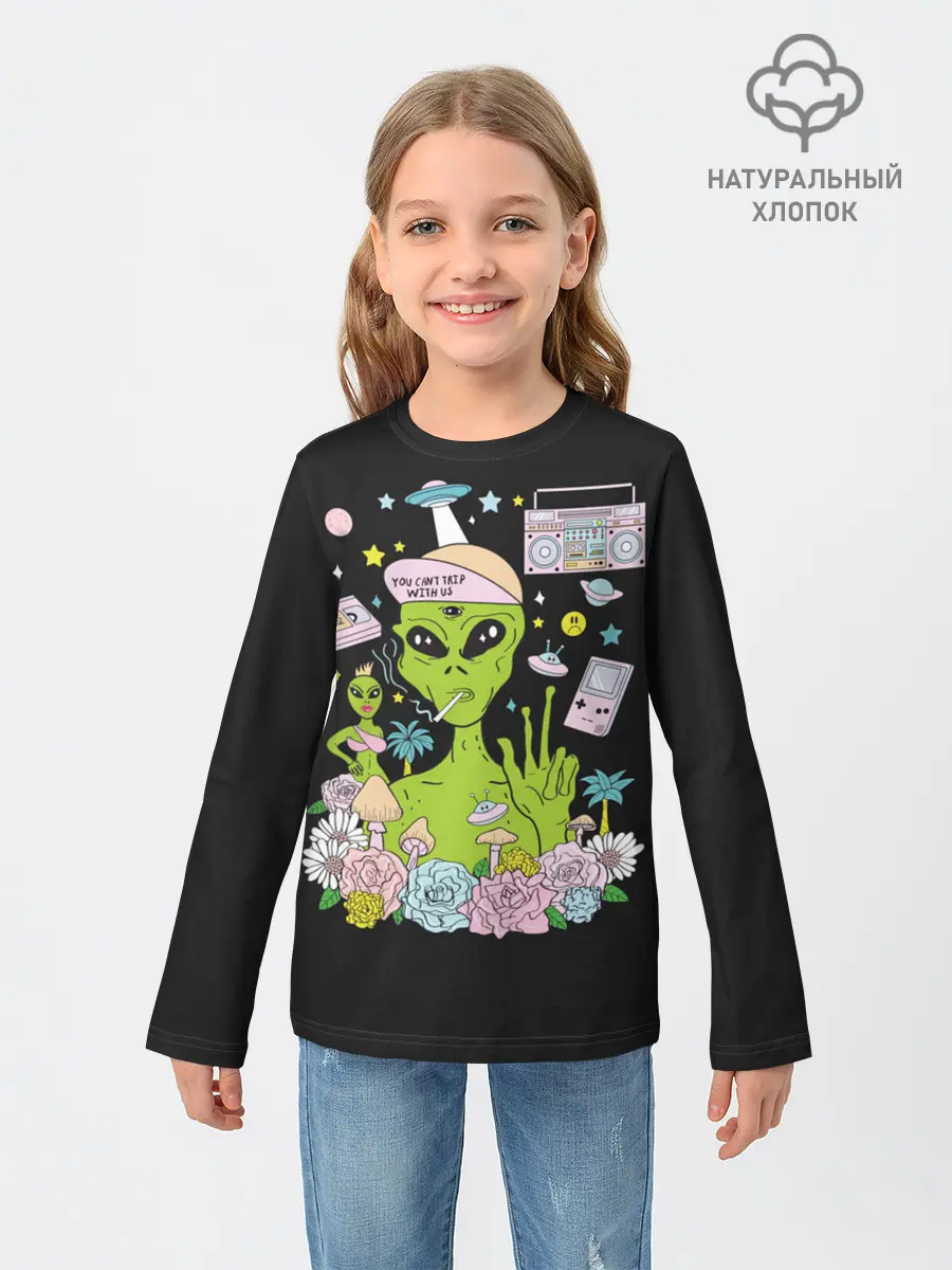 Детский лонгслив / I want to believe