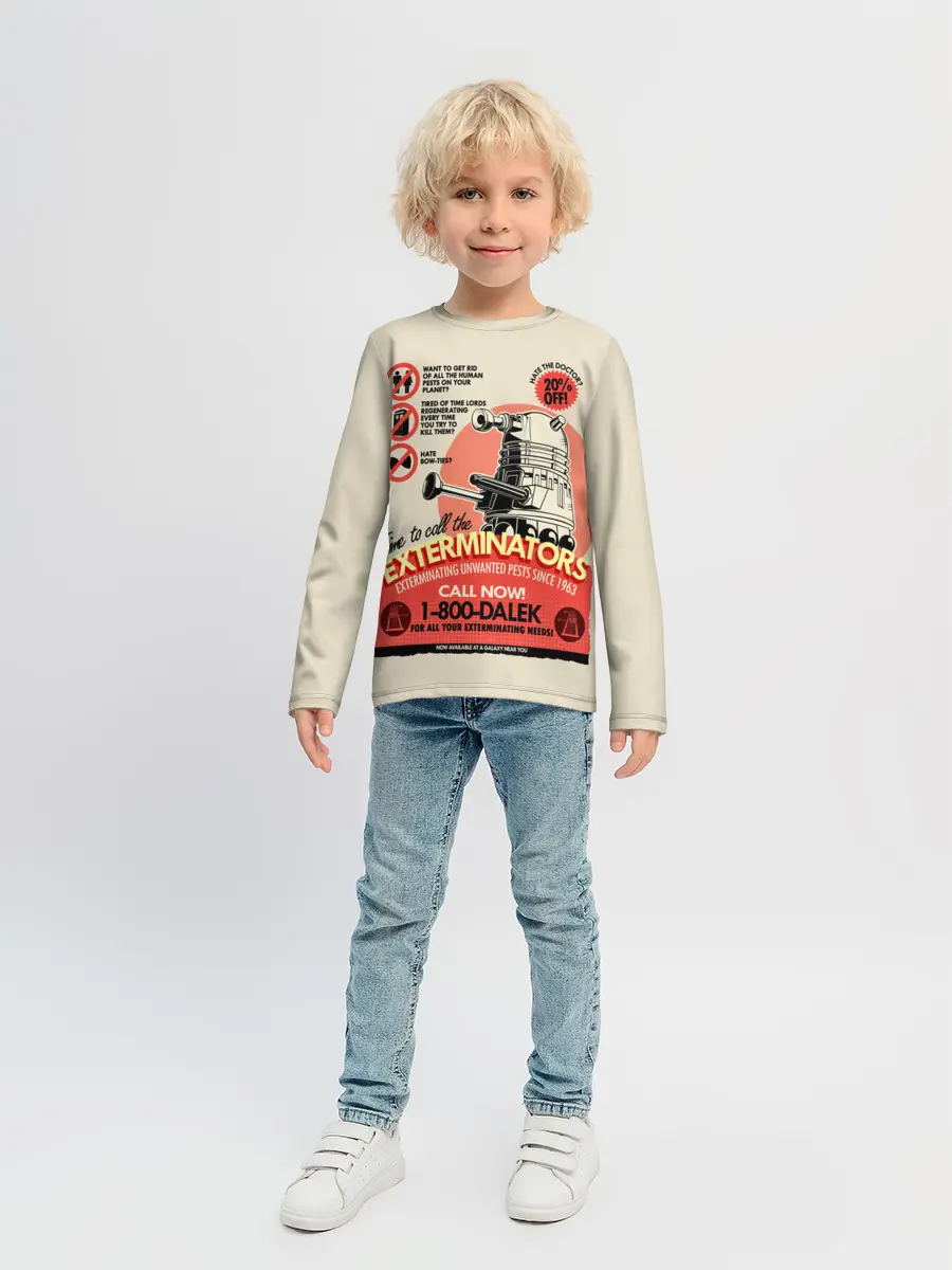 Детский лонгслив / Doctor Who