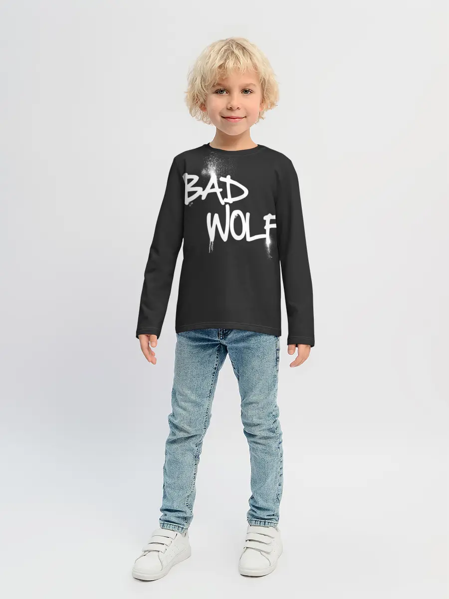 Детский лонгслив / Bad wolf