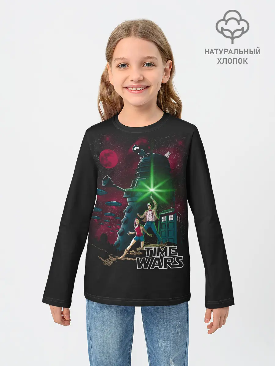 Детский лонгслив / Doctor Who