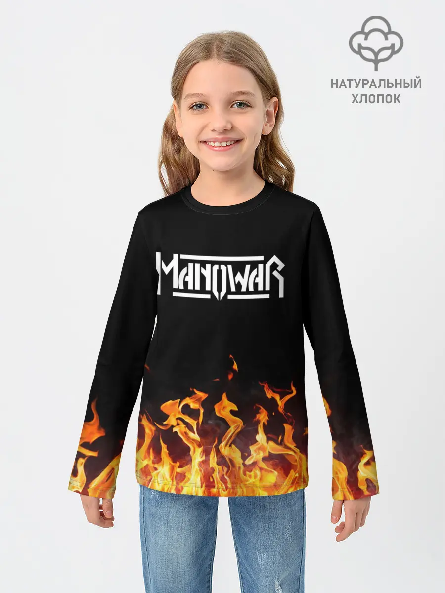 Детский лонгслив / Manowar