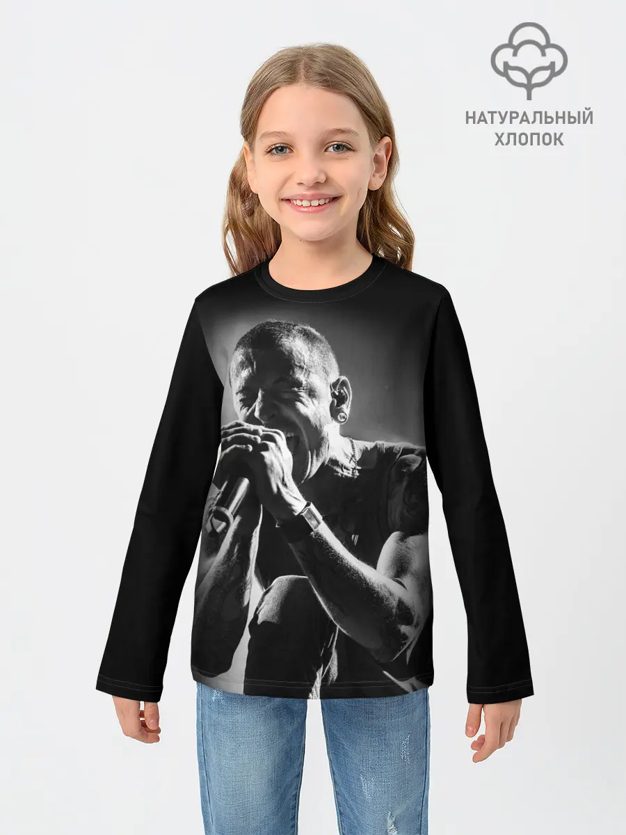 Детский лонгслив / Chester Bennington Linkin Park