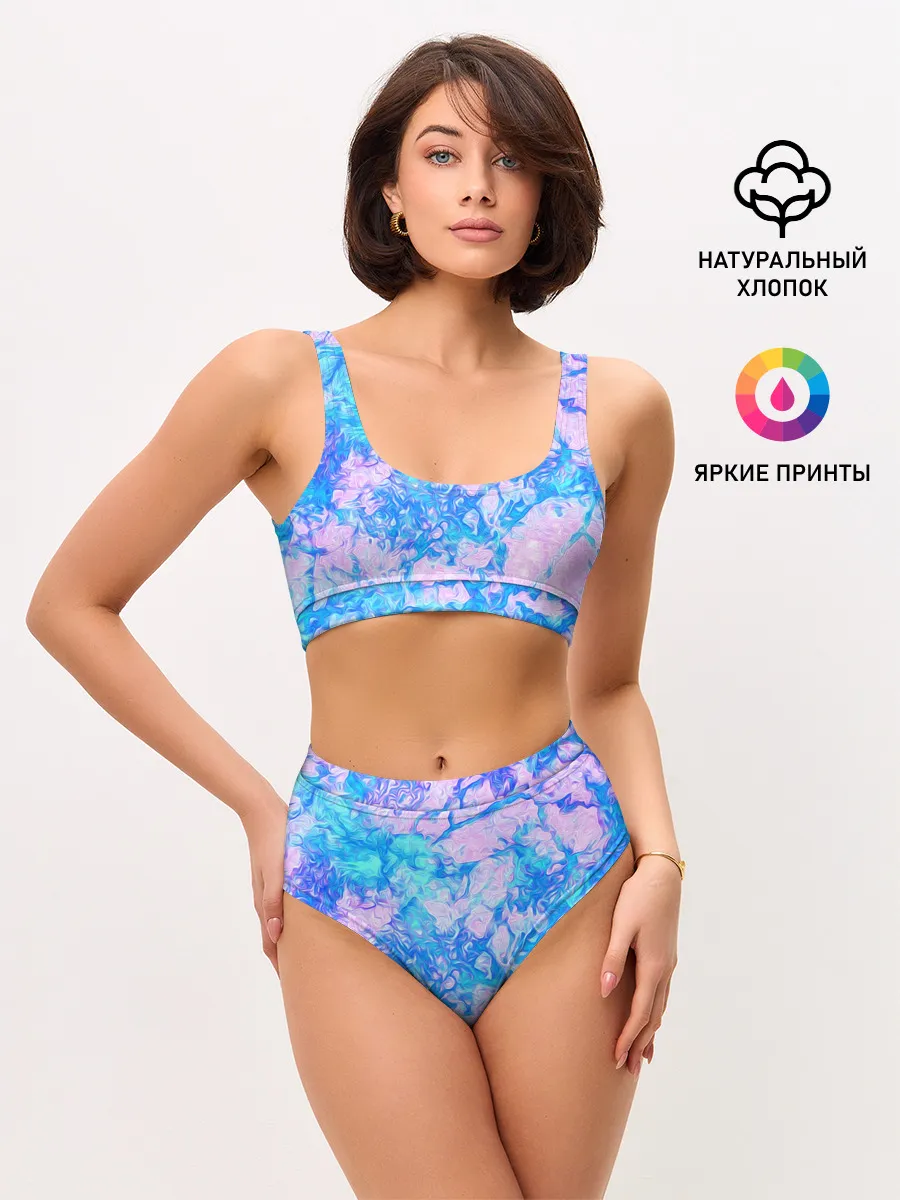 Женские топ и трусы / Нежные краски