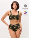 Женские топ и трусы / Tigers | Тигровый Паттерн