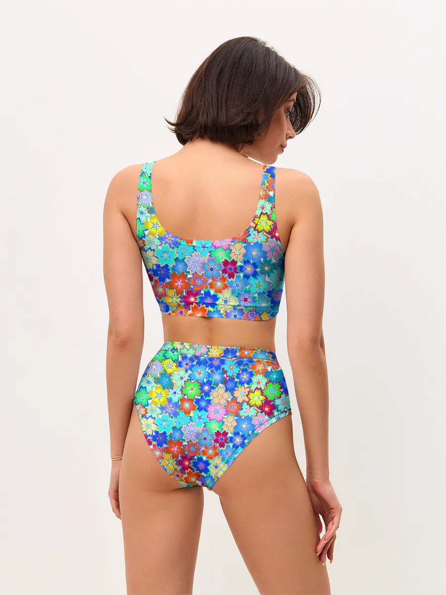 Женские топ и трусы / Цветы весны