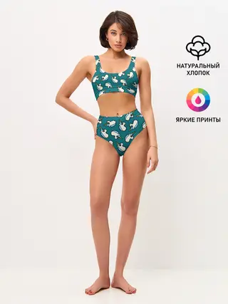 Женские топ и трусы / Крутые Единороги