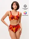 Женские топ и трусы / Пламенный