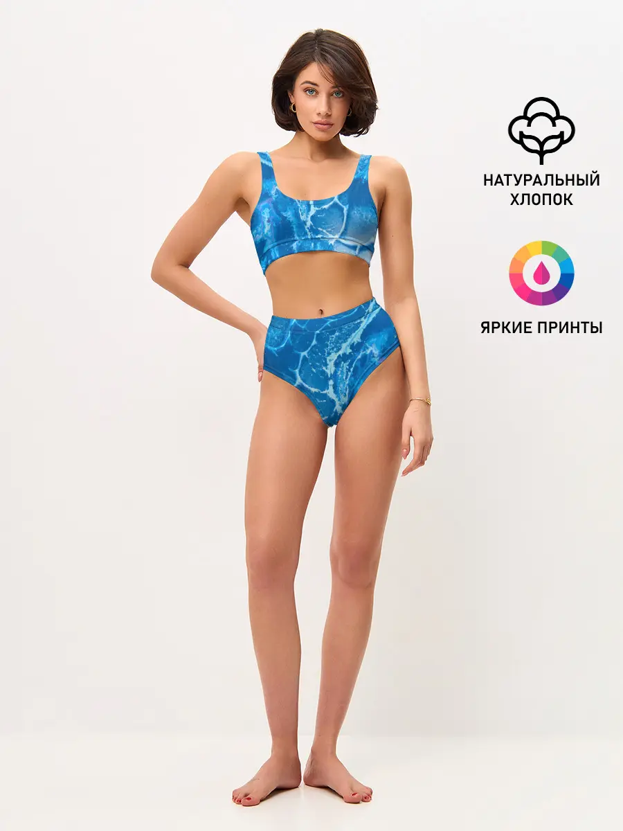 Женские топ и трусы / Ледяной
