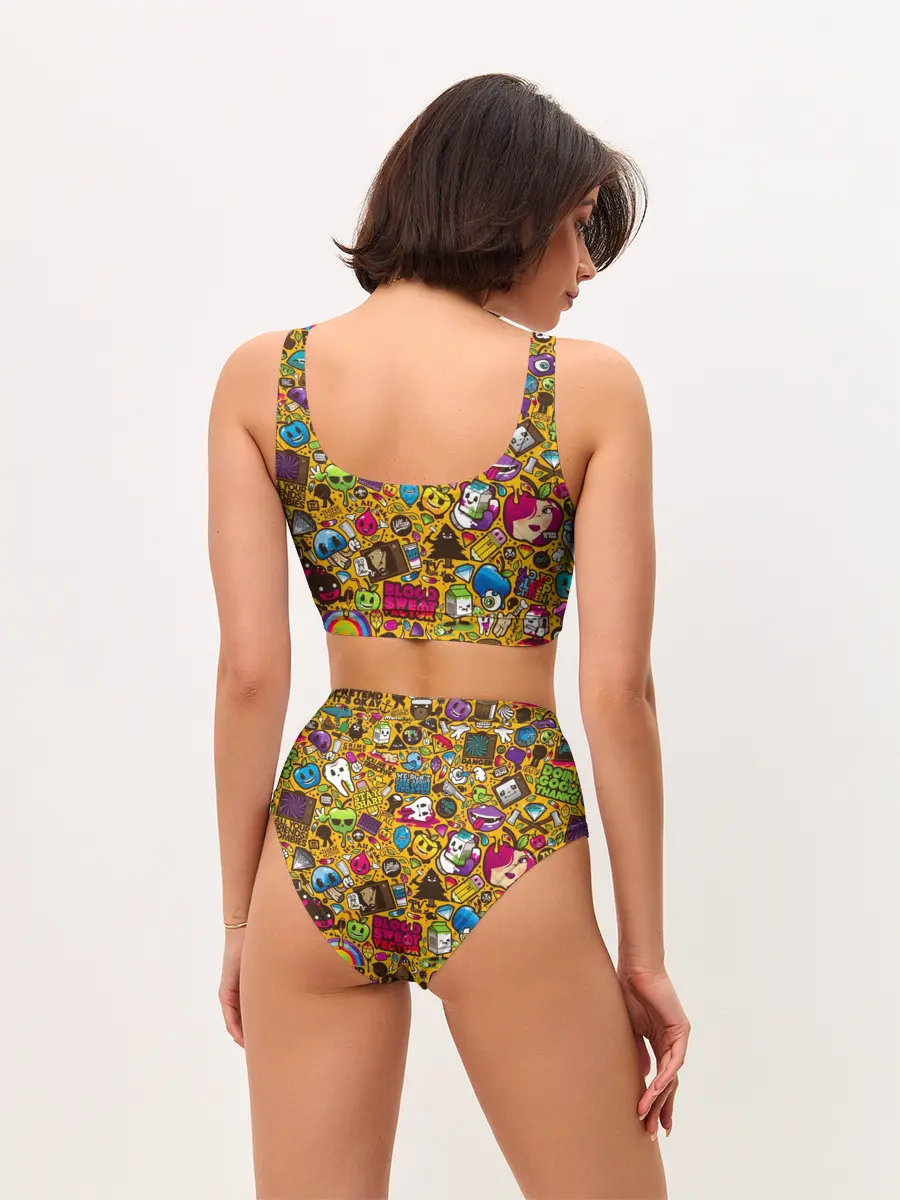 Женские топ и трусы / RETRO MIX