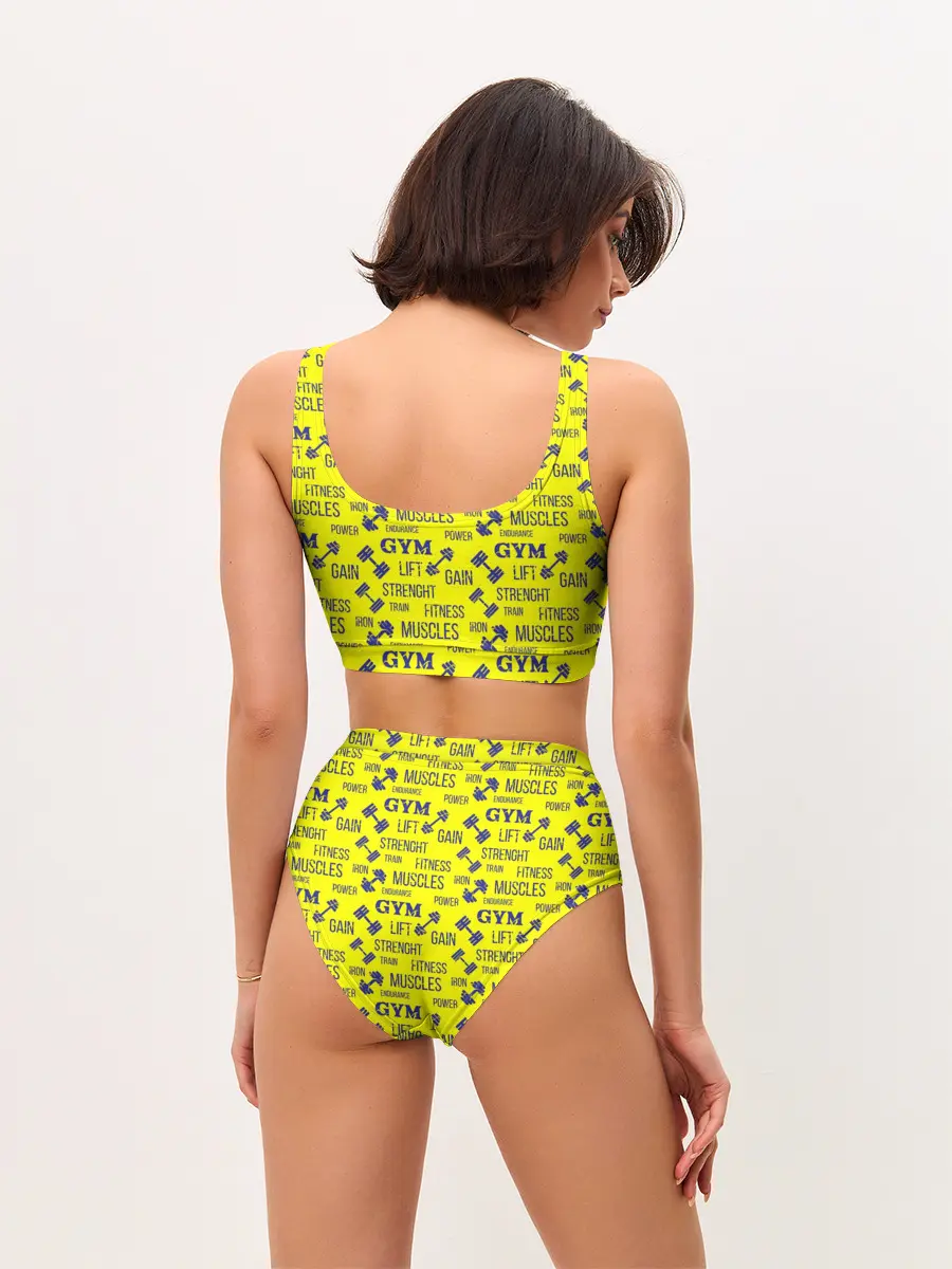 Женские топ и трусы / Фитнес