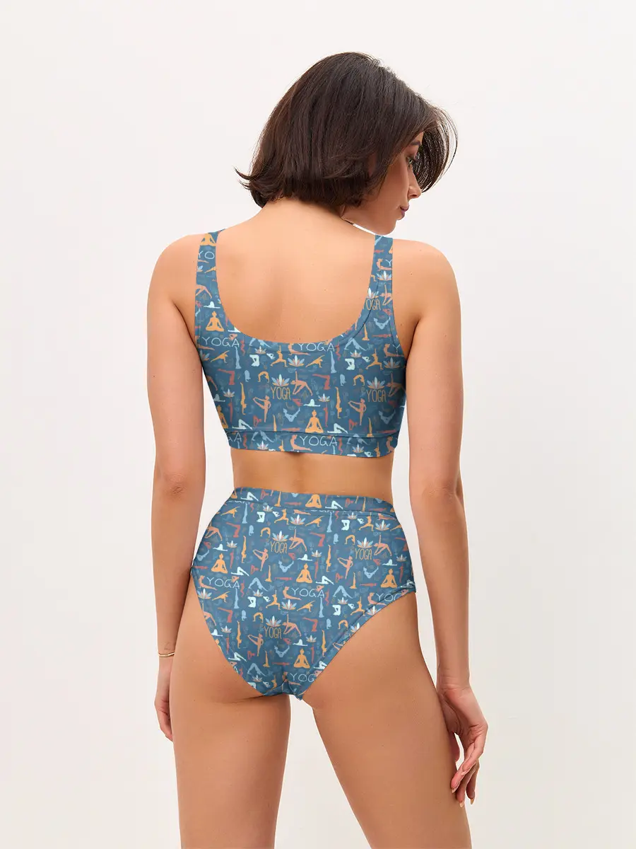 Женские топ и трусы / Йога