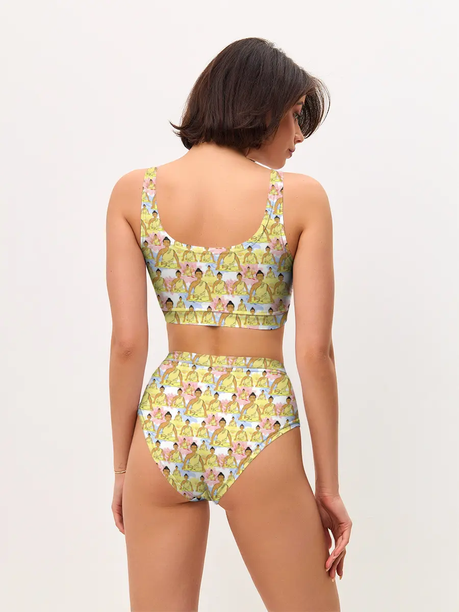 Женские топ и трусы / Йога