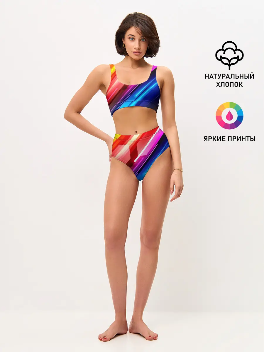 Женские топ и трусы / НЕОН