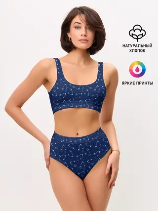 Женские топ и трусы / Рыбы