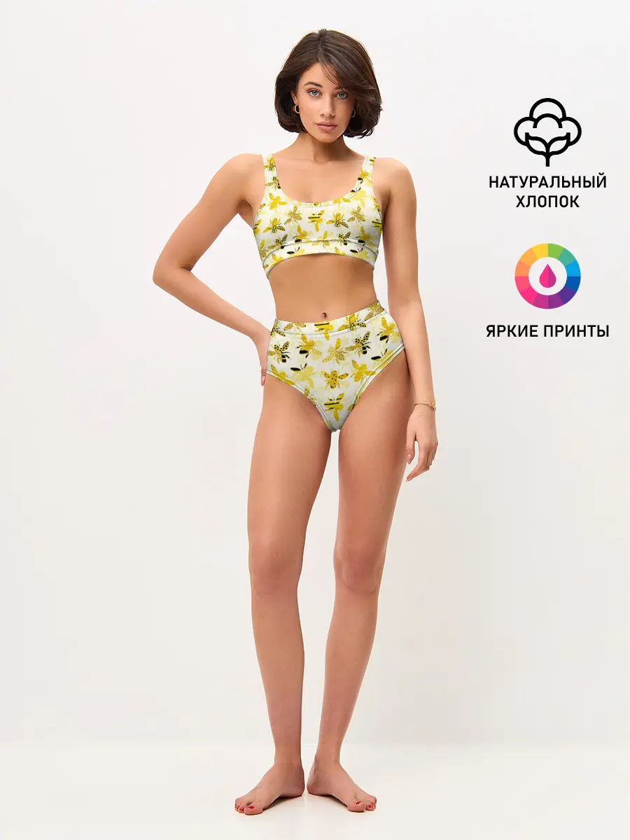 Женские топ и трусы / Разные Пчелы