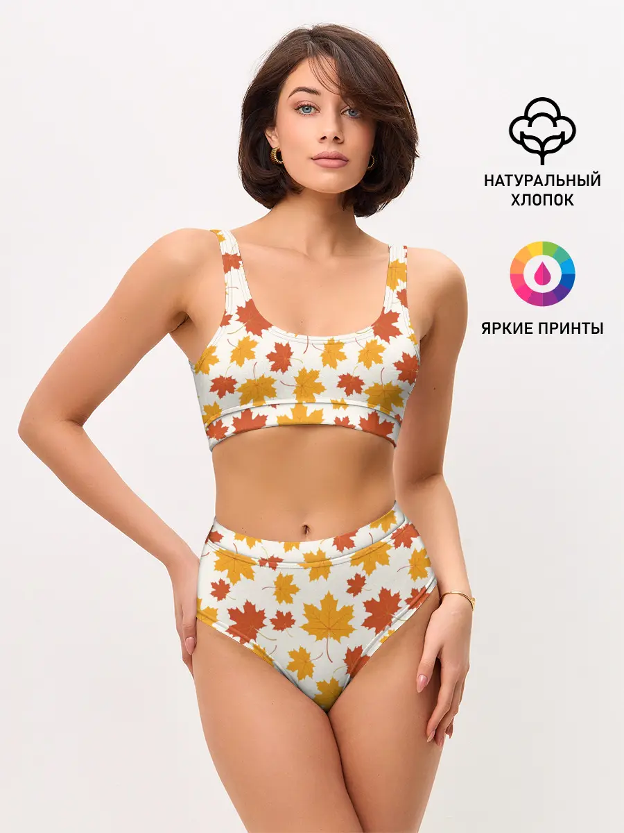 Женские топ и трусы / Осень / Autumn