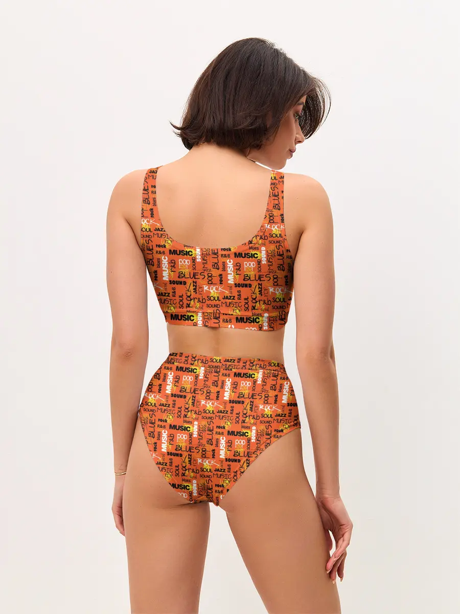 Женские топ и трусы / Музыка