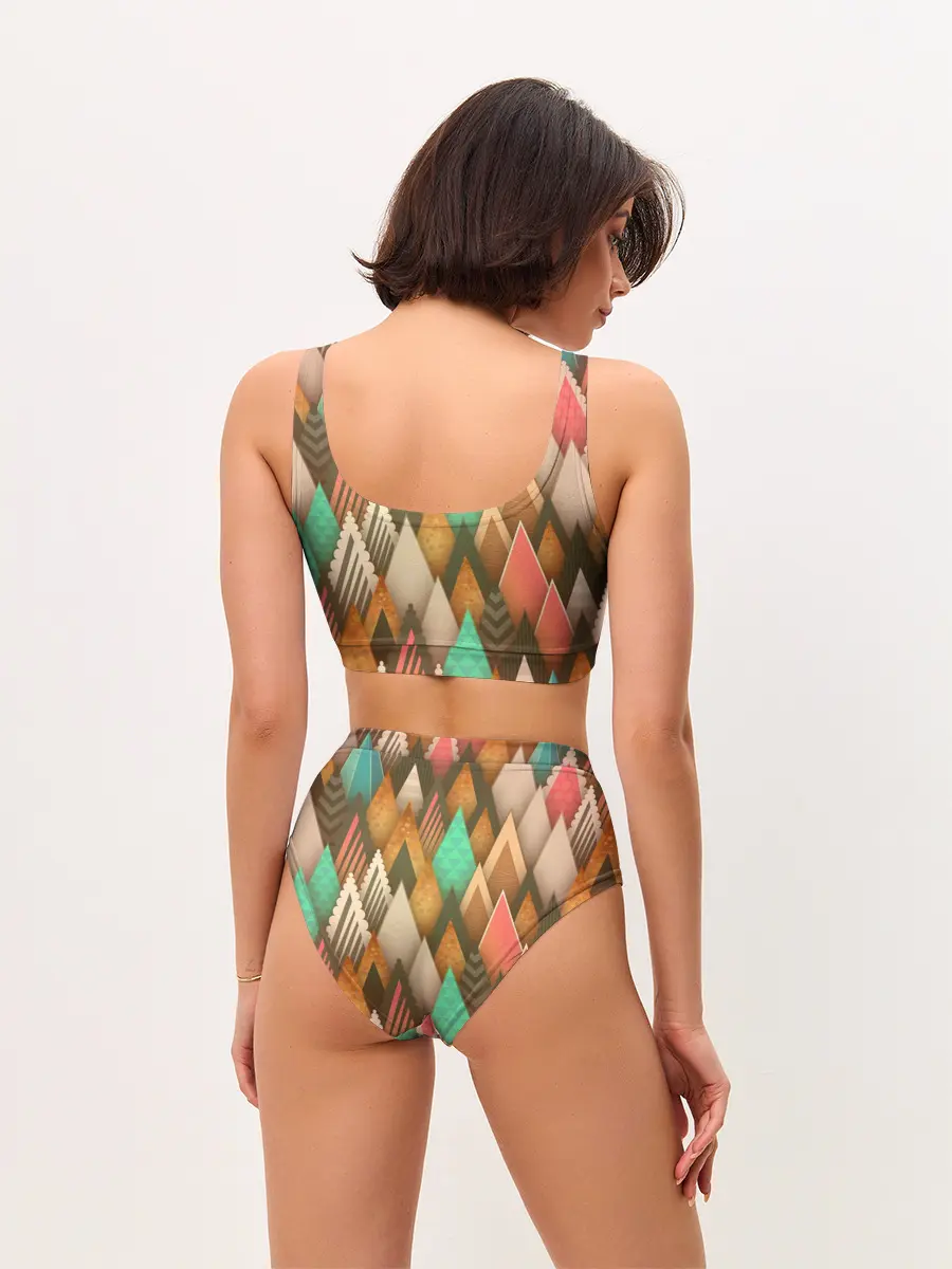 Женские топ и трусы / Острые пики