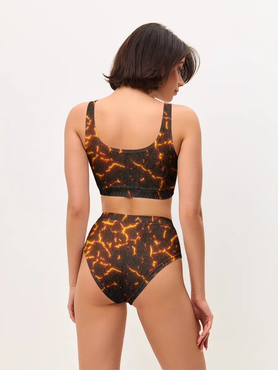 Женские топ и трусы / Помпеи 3D