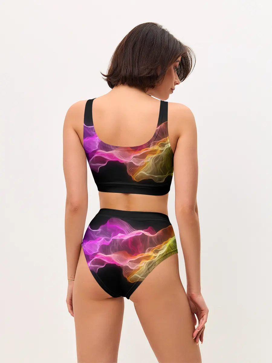 Женские топ и трусы / Волны