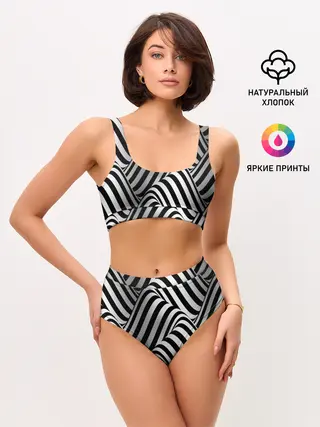 Женские топ и трусы / 3D Иллюзия