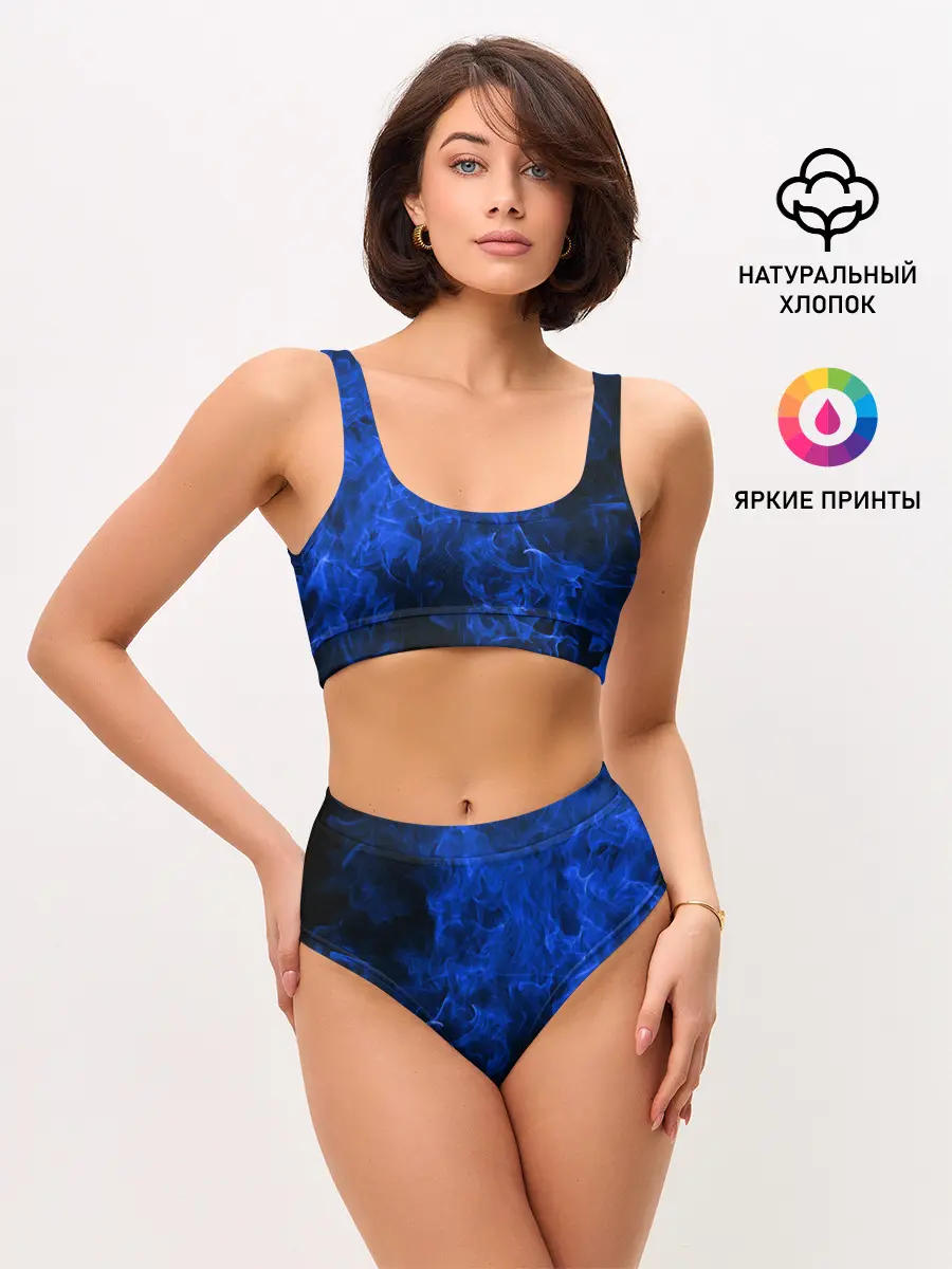 Женские топ и трусы / Blue Fire