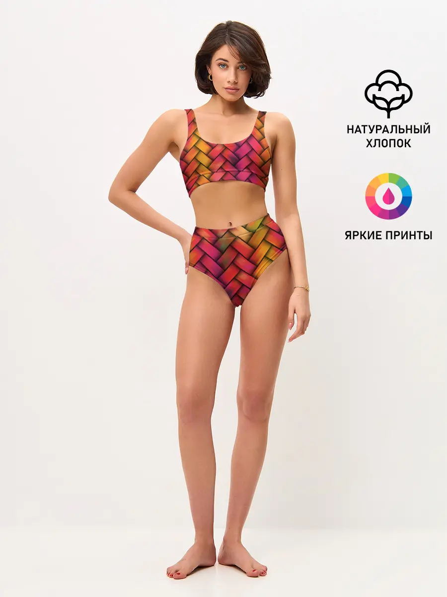 Женские топ и трусы / Сплетение