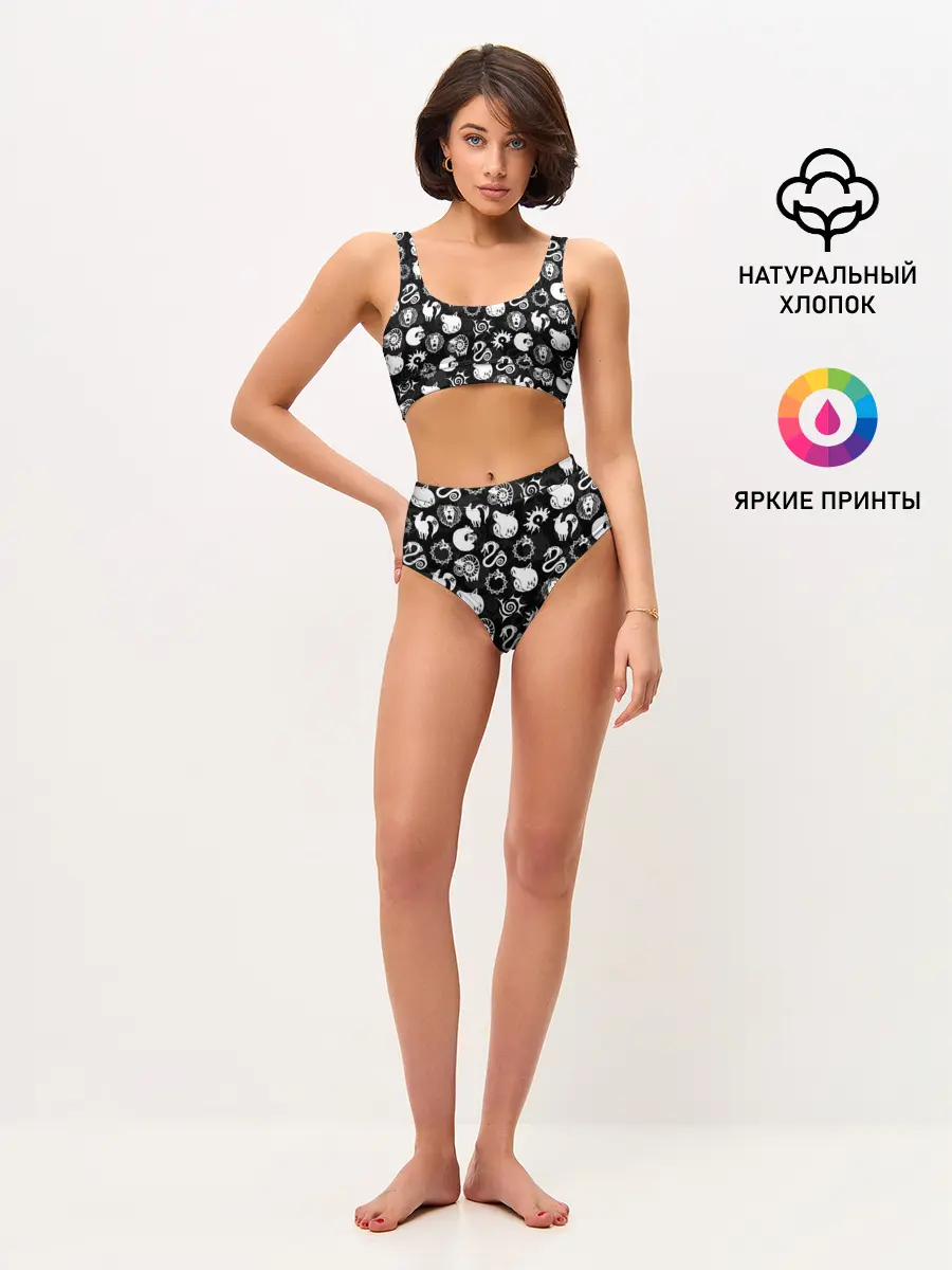 Женские топ и трусы / SEVEN DEADLY SINS СИМВОЛЫ