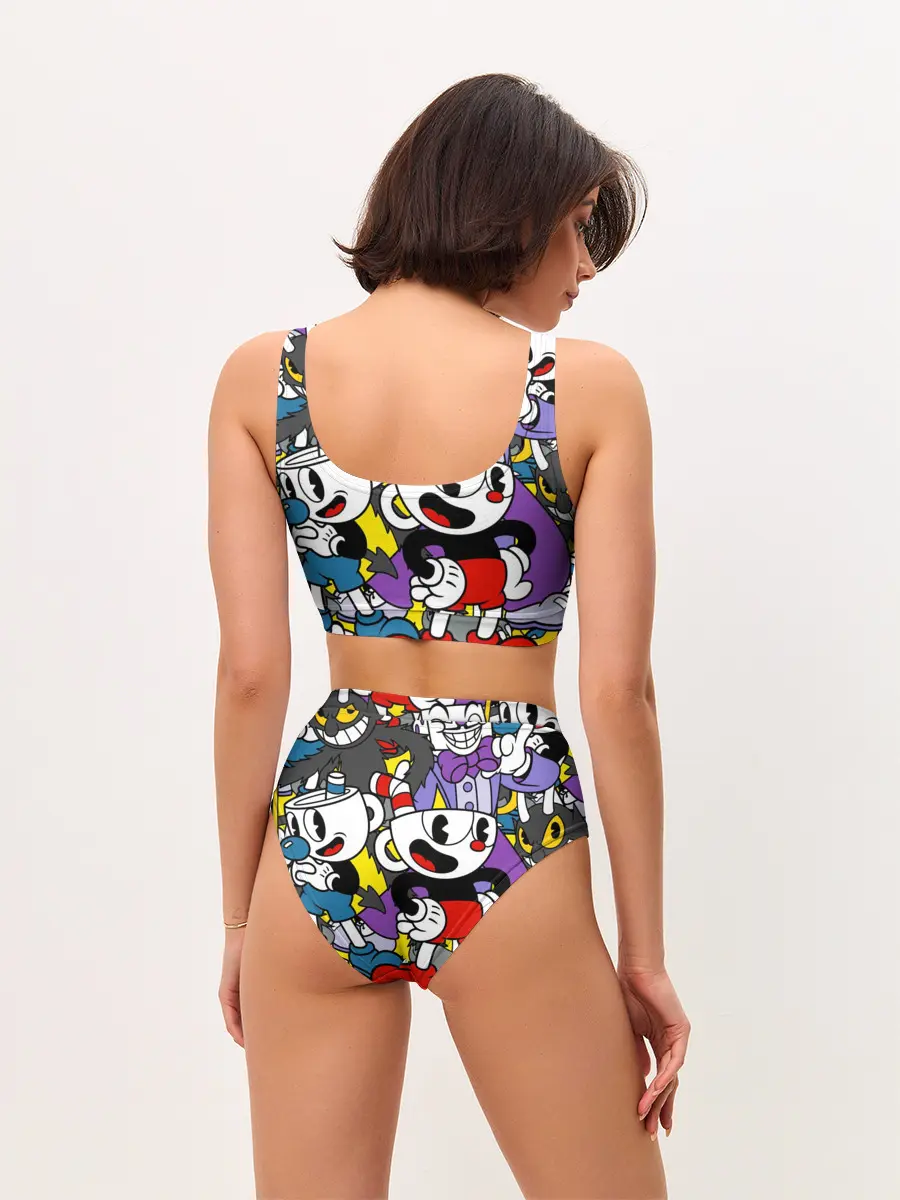 Женские топ и трусы / Cuphead