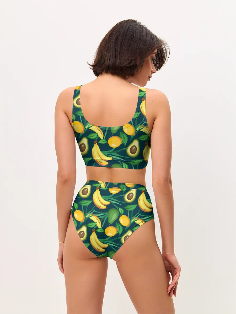 Женские топ и трусы / Фрукты