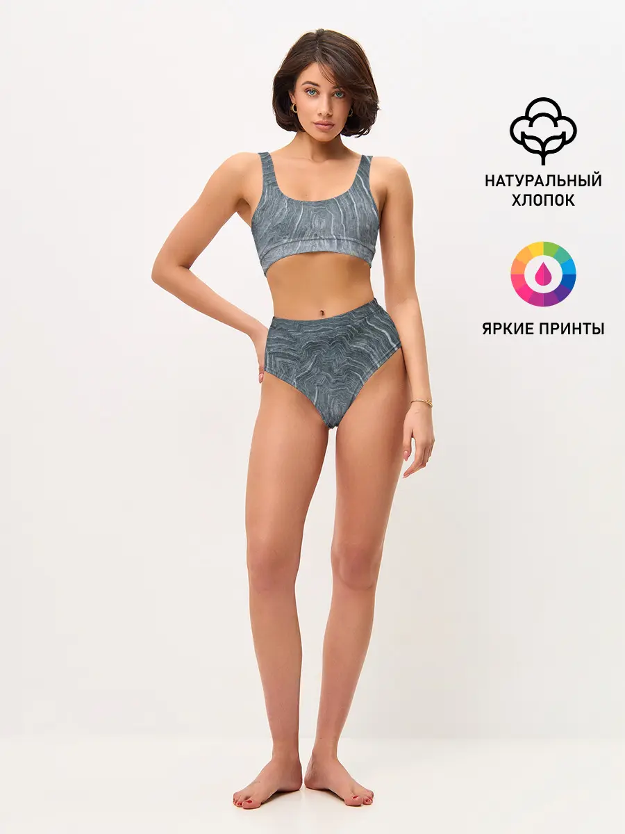 Женские топ и трусы / Negative Waves