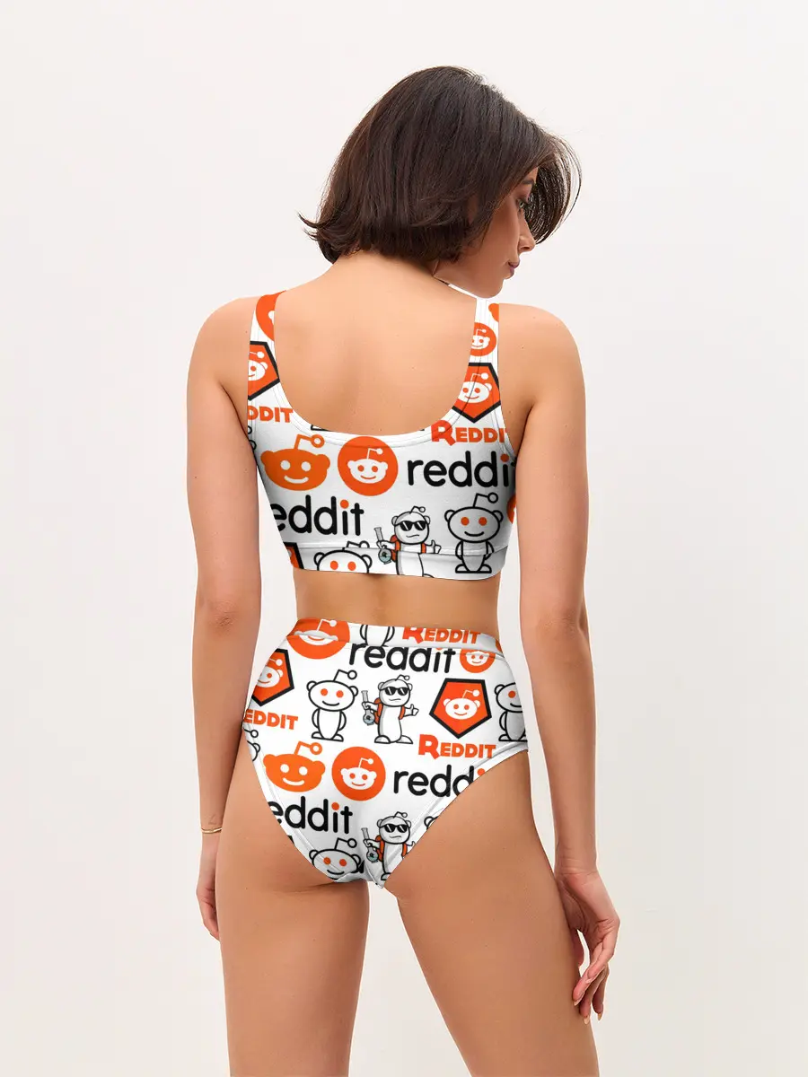 Женские топ и трусы / REDDIT / РЕДДИТ / ЛОГОБОМБИНГ