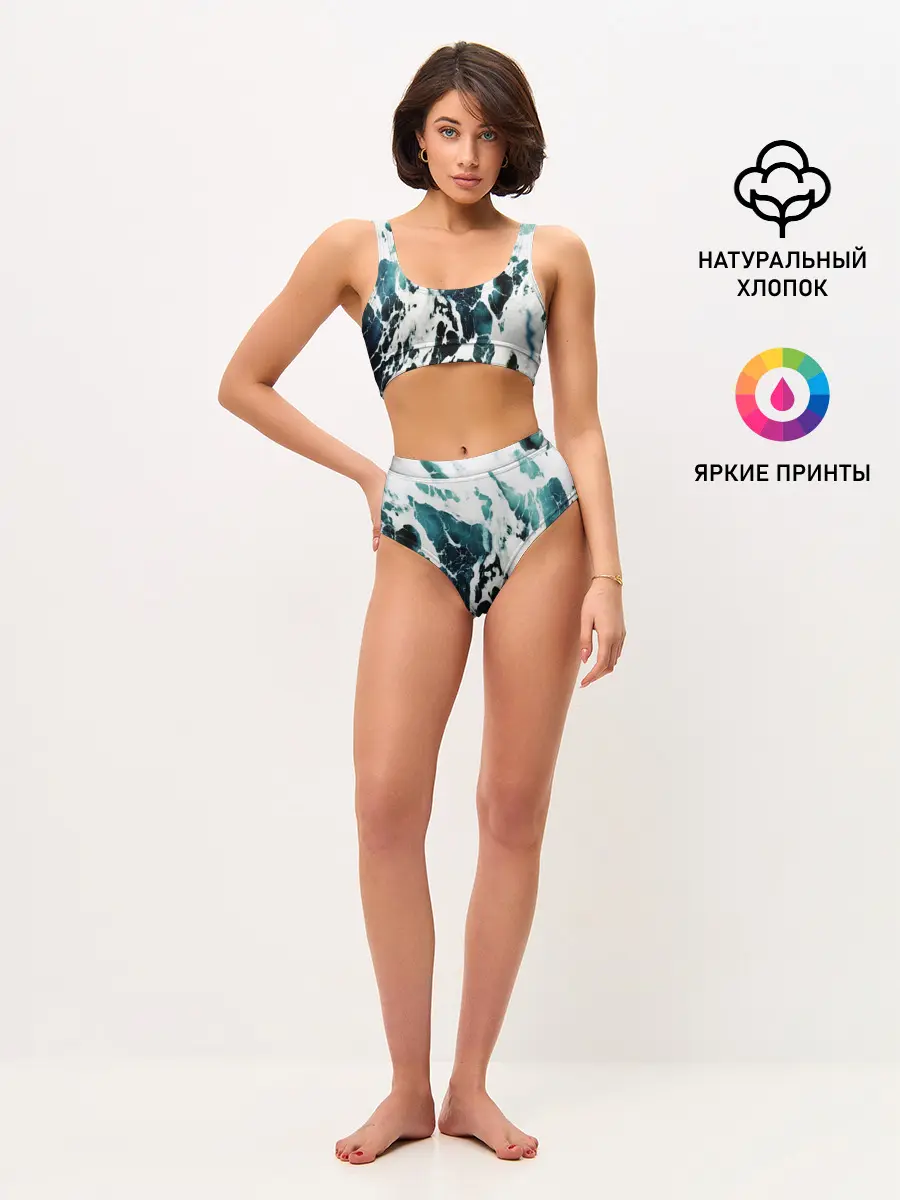 Женские топ и трусы / море