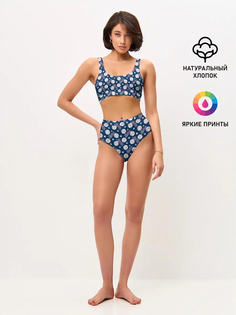 Женские топ и трусы / Baseball