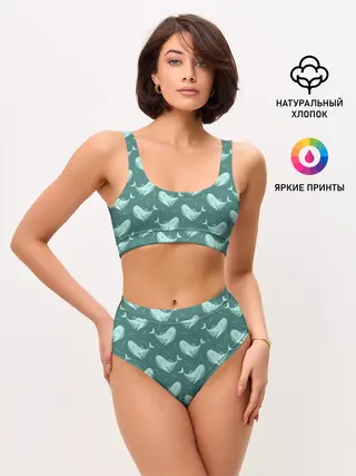Женские топ и трусы / Киты